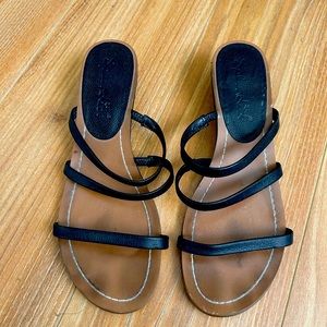 Splendid Strappy Black Sandals